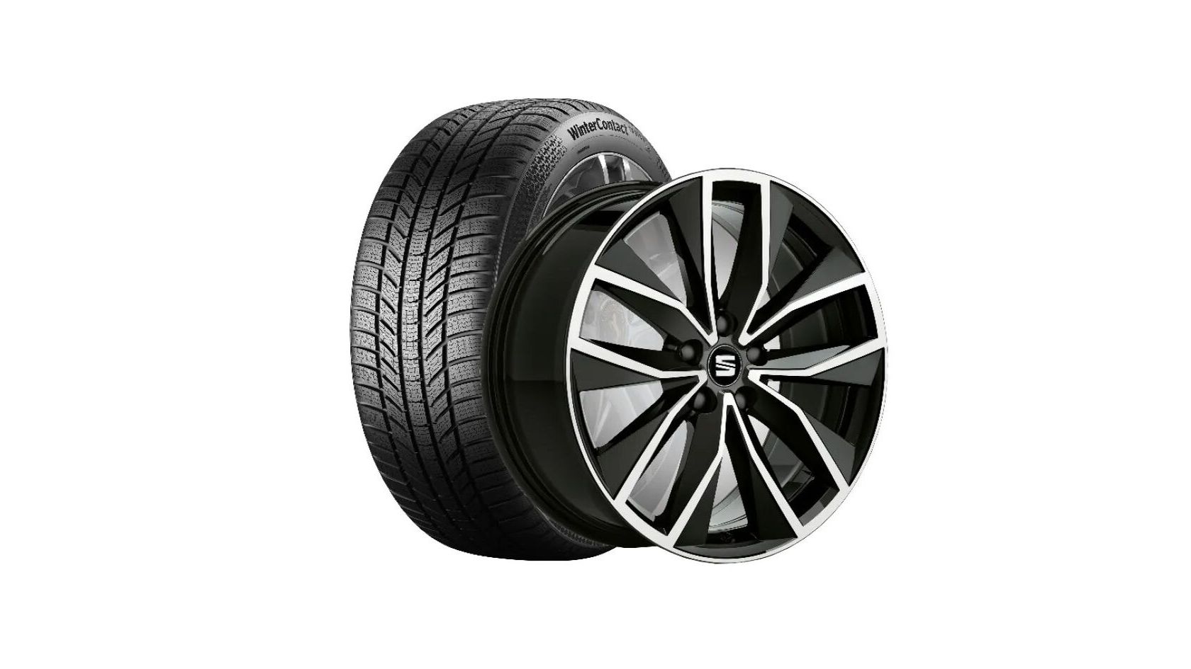SEAT Ateca Exclusive Winterkomplettrad Conti Reifen